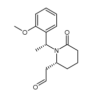 2-Piperidineacetaldehyde, 1-[(1R)-1-(2-methoxyphenyl)ethyl]-6-oxo-, (2R)- 结构式