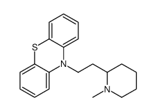 Phenothiazine, 10-(2-(1-methyl-2-piperidyl)ethyl)- 结构式