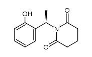 2,6-Piperidinedione, 1-[(1R)-1-(2-hydroxyphenyl)ethyl]- 结构式
