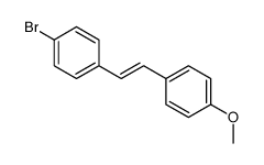 1-溴-4-[(1E)-2-(4-甲氧基苯基)乙烯基]苯 结构式