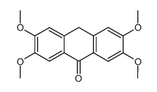 2,3,6,7-四甲氧基-9(10H)-蒽酮 结构式