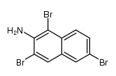 1,3,6-三溴-2-萘胺 结构式