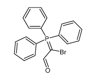 2-溴-2-(三苯基膦亚基)乙醛 结构式