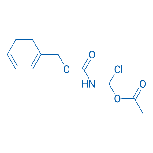 Acetic acid, 2-chloro-2-[[(phenylmethoxy)carbonyl]amino]-, methyl ester 结构式