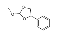 2-甲氧基-4-苯基-1,3-二氧戊环 结构式