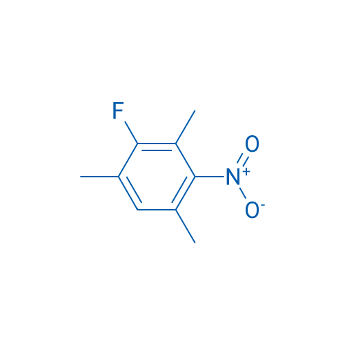 2-氟-1,3,5-三甲基-4-硝基苯 结构式