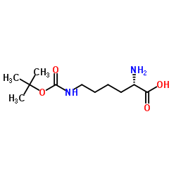 Nε-Boc-Nα-Cbz-L-赖氨酸 结构式