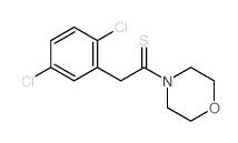 Ethanethione, 2-(2,5-dichlorophenyl)-1-(4-morpholinyl)- 结构式