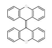 9H-Thioxanthene,9-(9H-thioxanthen-9-ylidene)- 结构式