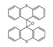 二螺[9H-噻吨-9,2'-环氧乙烷-3',9''-[9H]噻吨] 结构式