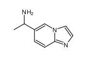 alpha-甲基咪唑并[1,2-a]吡啶-6-甲胺 结构式