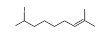8,8-二碘-2-甲基-2-辛烯 结构式