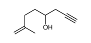 7-Octen-1-yn-4-ol, 7-methyl- 结构式