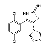 4-(2,5-二氯苯基)-5-(1H-1,2,4-三唑-1-基)-2-噻唑胺 结构式