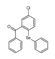 5-氯-2-(苯基硒基)苯基苯基甲酮 结构式