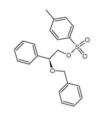 Benzeneethanol, β-(phenylmethoxy)-, 1-(4-methylbenzenesulfonate), (βS)- 结构式