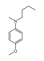 N-丁基-4-甲氧基-N-甲基苯胺 结构式