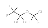 1,1-二氯-2,2,2-三氟乙基氯二氟甲醚 结构式