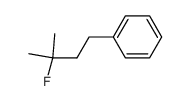 Benzene, (3-fluoro-3-methylbutyl)- 结构式