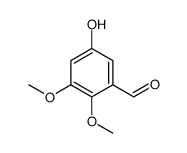 5-羟基-2,3-二甲氧基苯甲醛 结构式