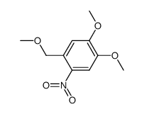 1,2-dimethoxy-4-(methoxymethyl)-5-nitrobenzene 结构式