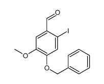 2-碘-5-甲氧基-4-(苄氧基)苯甲醛 结构式