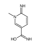 3-Pyridinecarboxamide,1,6-dihydro-6-imino-1-methyl-(9CI) 结构式