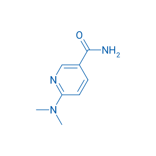 6-二甲氨基吡啶-3-甲酰胺 结构式