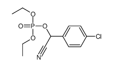 Phosphoric acid, (4-chlorophenyl)cyanomethyl diethyl ester 结构式