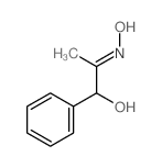2-Propanone,1-hydroxy-1-phenyl-, oxime 结构式