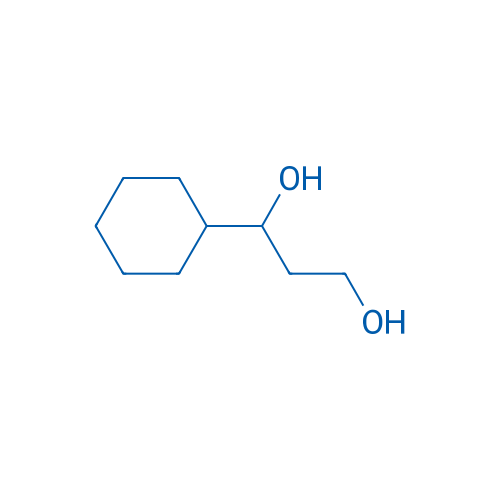 1-环己基-1,3-丙二醇 结构式