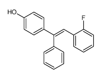 4-[2-(2-氟苯基)-1-苯基乙烯基]苯酚 结构式