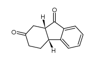顺-3,4,4a,9a-四氢芴-2,9(1H)-二酮 结构式