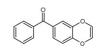 1,4-benzodioxin-6-yl(phenyl)methanone 结构式