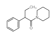 2-苯基-1-(1-哌啶基)-1-丁酮 结构式