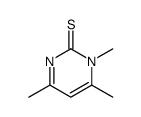 1,4,6-三甲基-2(1H)-嘧啶硫酮 结构式
