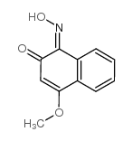 4-亚硝基间苯二酚1-单甲醚 结构式