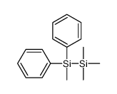 Disilane,1,1,1,2-tetramethyl-2,2-diphenyl- 结构式