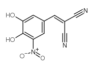 α-氰基-(3,4-二羟基-5-硝基)肉桂腈 结构式
