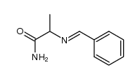 Propanamide, 2-[(phenylmethylene)amino]-, (S)- (9CI) 结构式