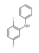 2,5-二氟-N-苯基苯胺 结构式