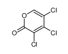 3,4,5-三氯-2H-吡喃-2-酮 结构式