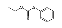二硫代碳酸-O-乙酯-S-苯酯 结构式