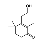 3-(2-羟乙基)-2,4,4-三甲基-2-环己烯-1-酮 结构式