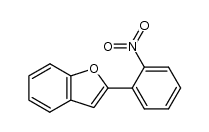2-(2-硝基苯基)苯并呋喃 结构式