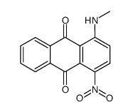 1-甲氨基-4-硝基蒽醌 结构式