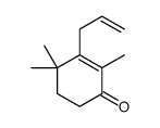 2-Cyclohexen-1-one, 2,4,4-trimethyl-3-(2-propenyl)- 结构式
