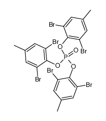 Phenol, 2,6-dibromo-4-methyl-, phosphate (3:1) (9CI) 结构式