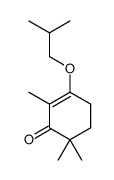 2,6,6-TRIMETHYL-3-ISOBUTOXYCYCLOHEX-2-EN-1-ONE 结构式