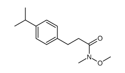 N-甲氧基-N-甲基-4-异丙基苯丙酰胺 结构式